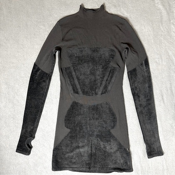 New Dion Lee Chenille Intarsia Knit Black Mini Dress Size 4 - Picture 2 of 14